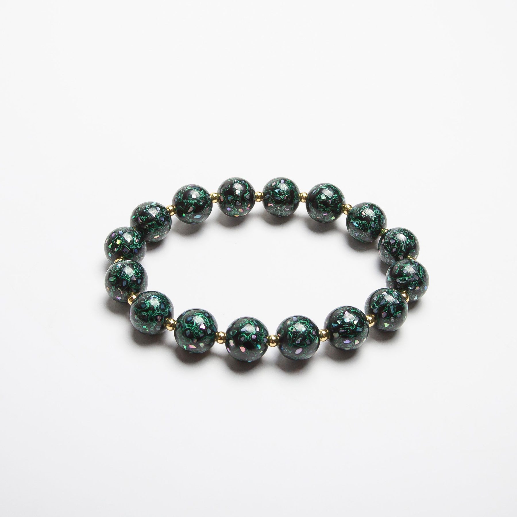 Universe lacquer bracelet – A dark blue handcrafted lacquer bangle, inspired by the vast cosmos, merging heritage jewelry craftsmanship with celestial elegance.